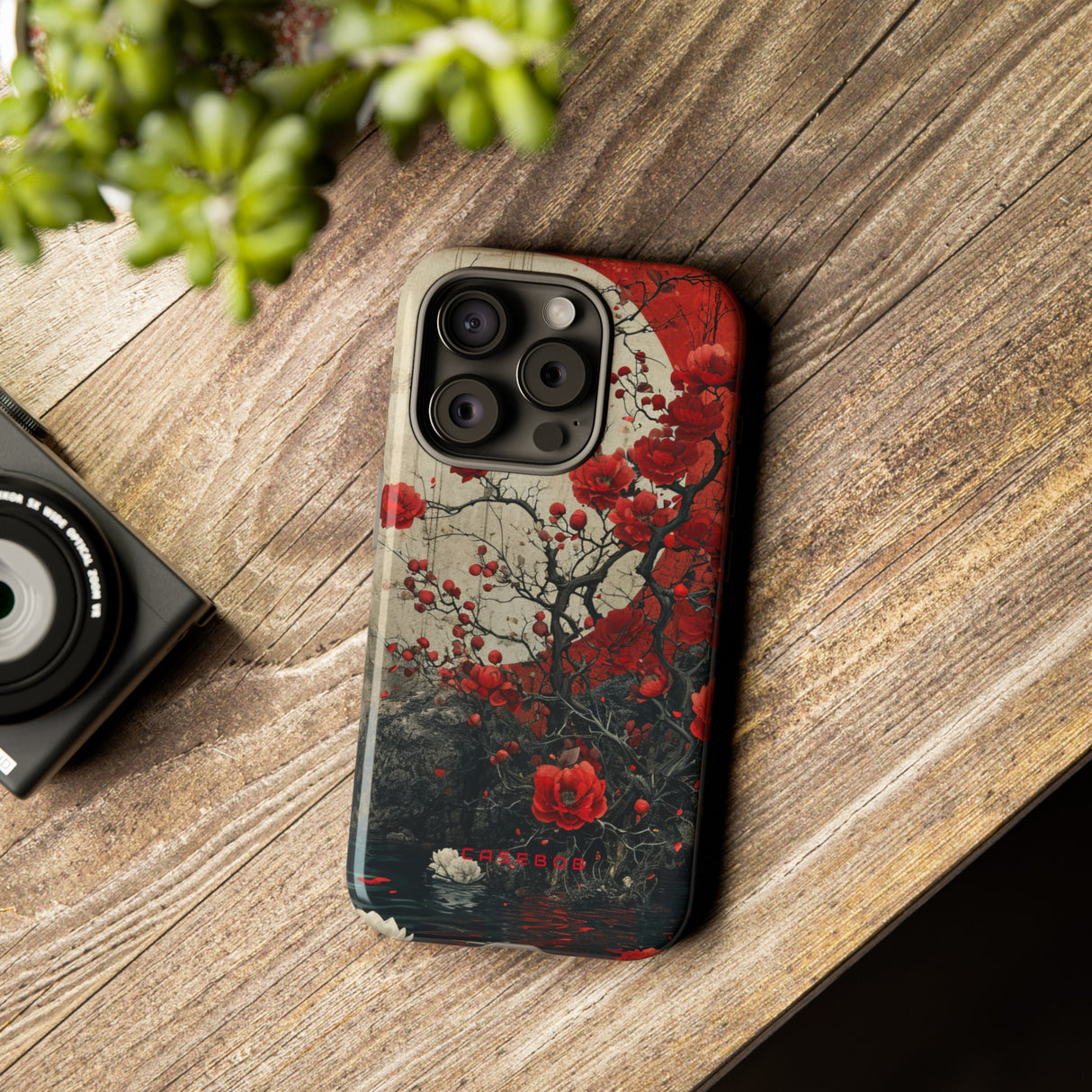 Moonlit Rose Peace - Protective Phone Case