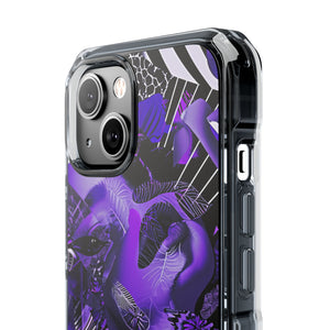 Ultra Violet Design | Handyhülle für iPhone (Clear Impact Case – magnetisch) 