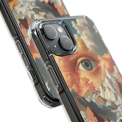 Eye Reflects Mountains iPhone Case - Impact