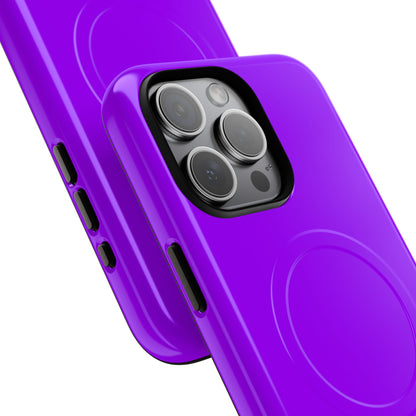 Vivid Violet - Tough + MagSafe® iPhone 15 Phone Case