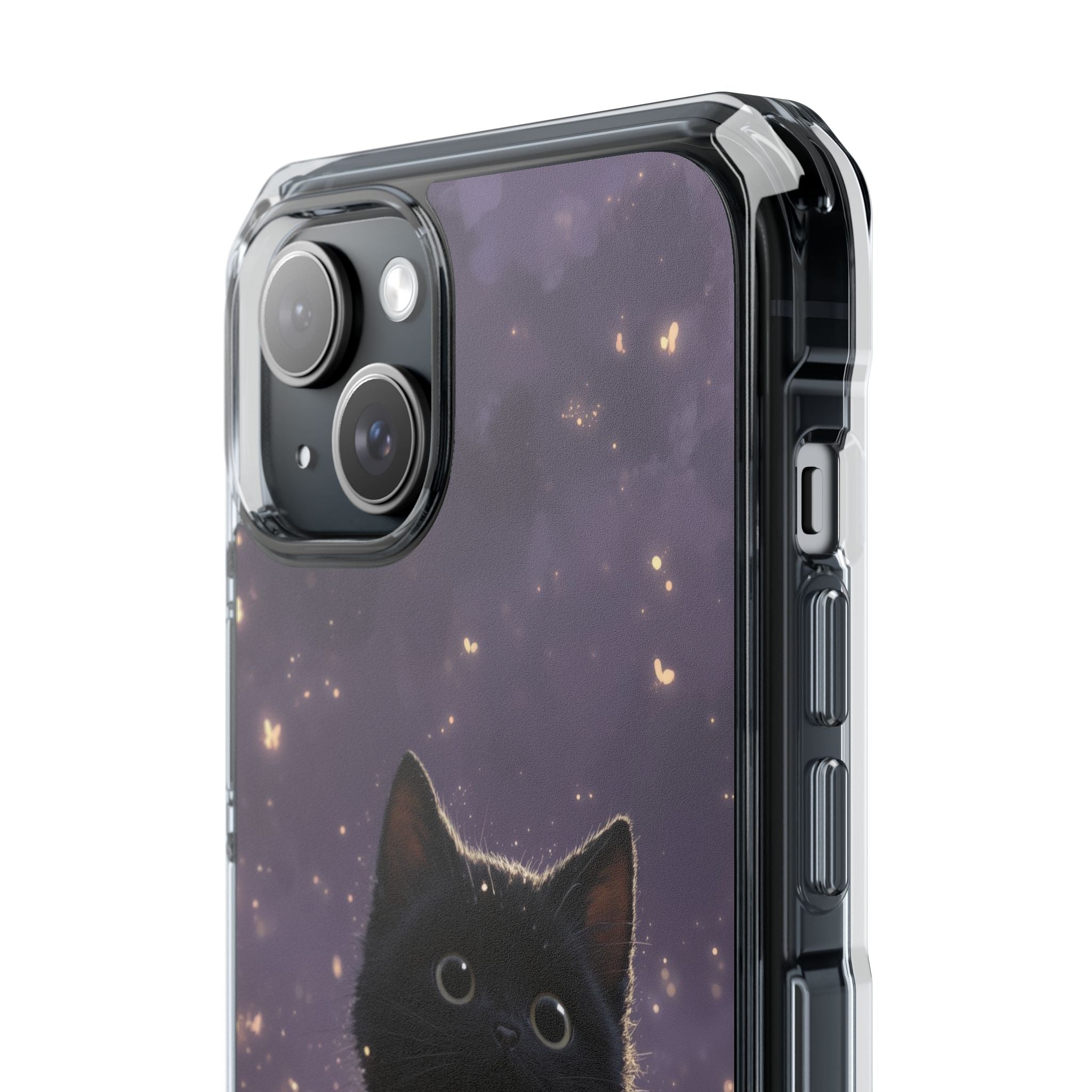 Whimsical Cat Soars iPhone Case - Impact