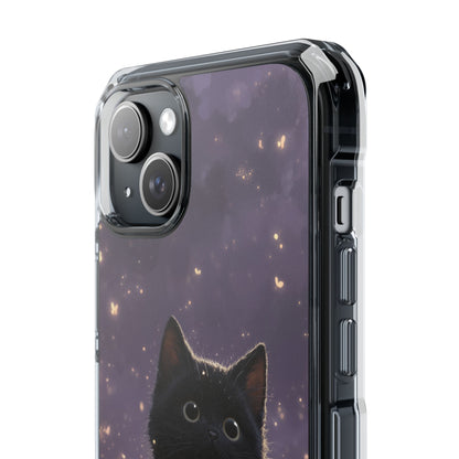 Whimsical Cat Soars iPhone Case - Impact