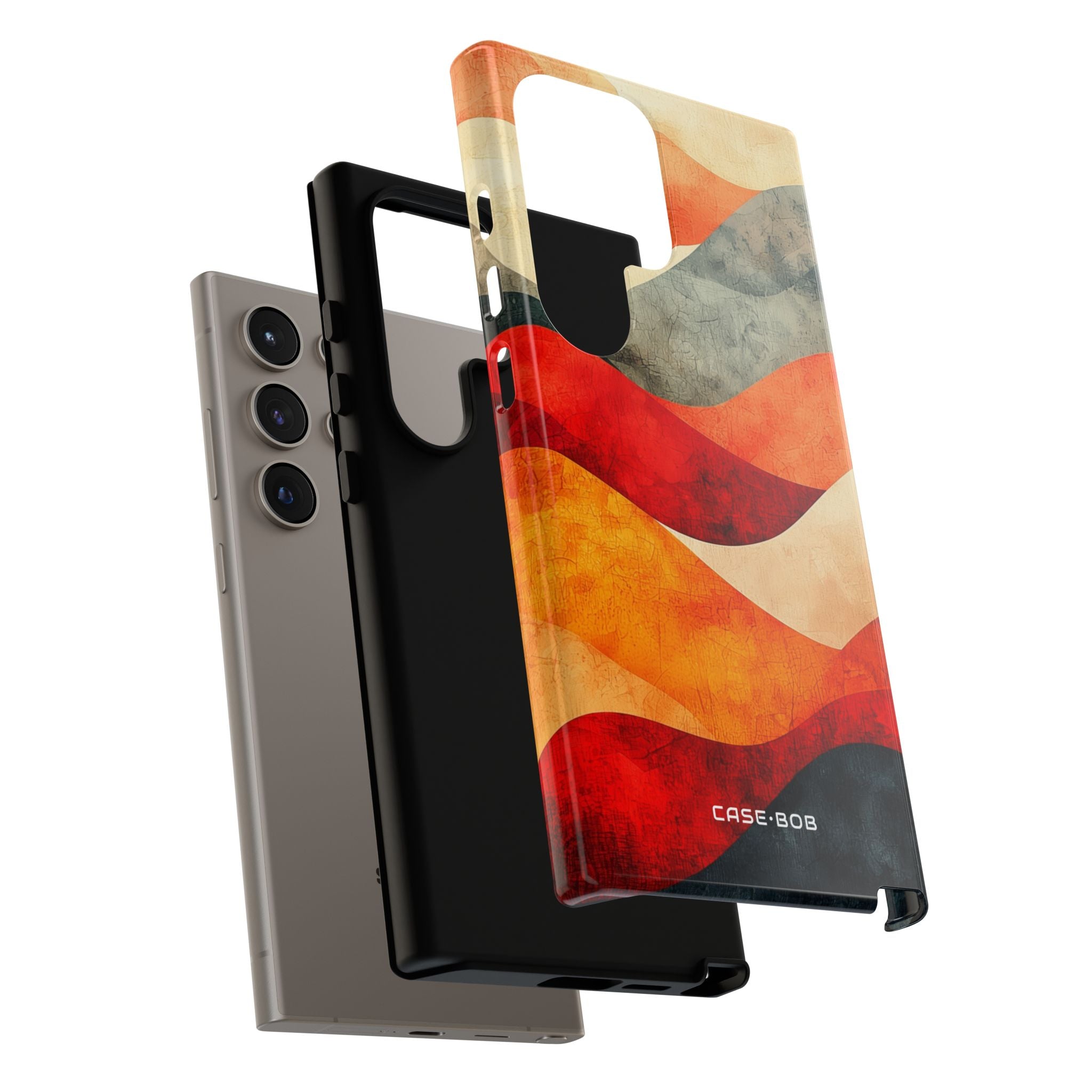 Cracked Wave Sunset Samsung S24 Ultra Case - Tough