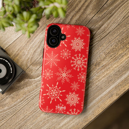 Snowflakes Dance Bright - iPhone Case