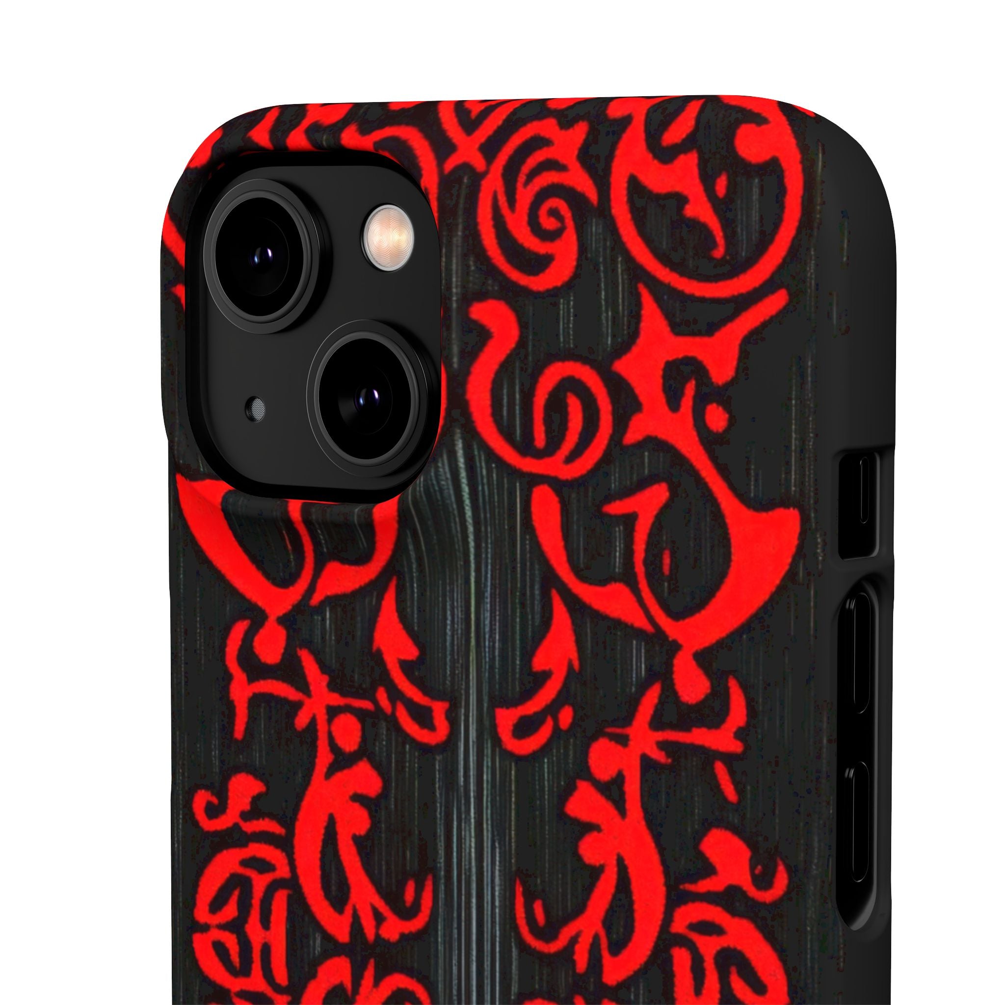 Gothic Crimson Symmetry iPhone 14 - Slim Phone Case