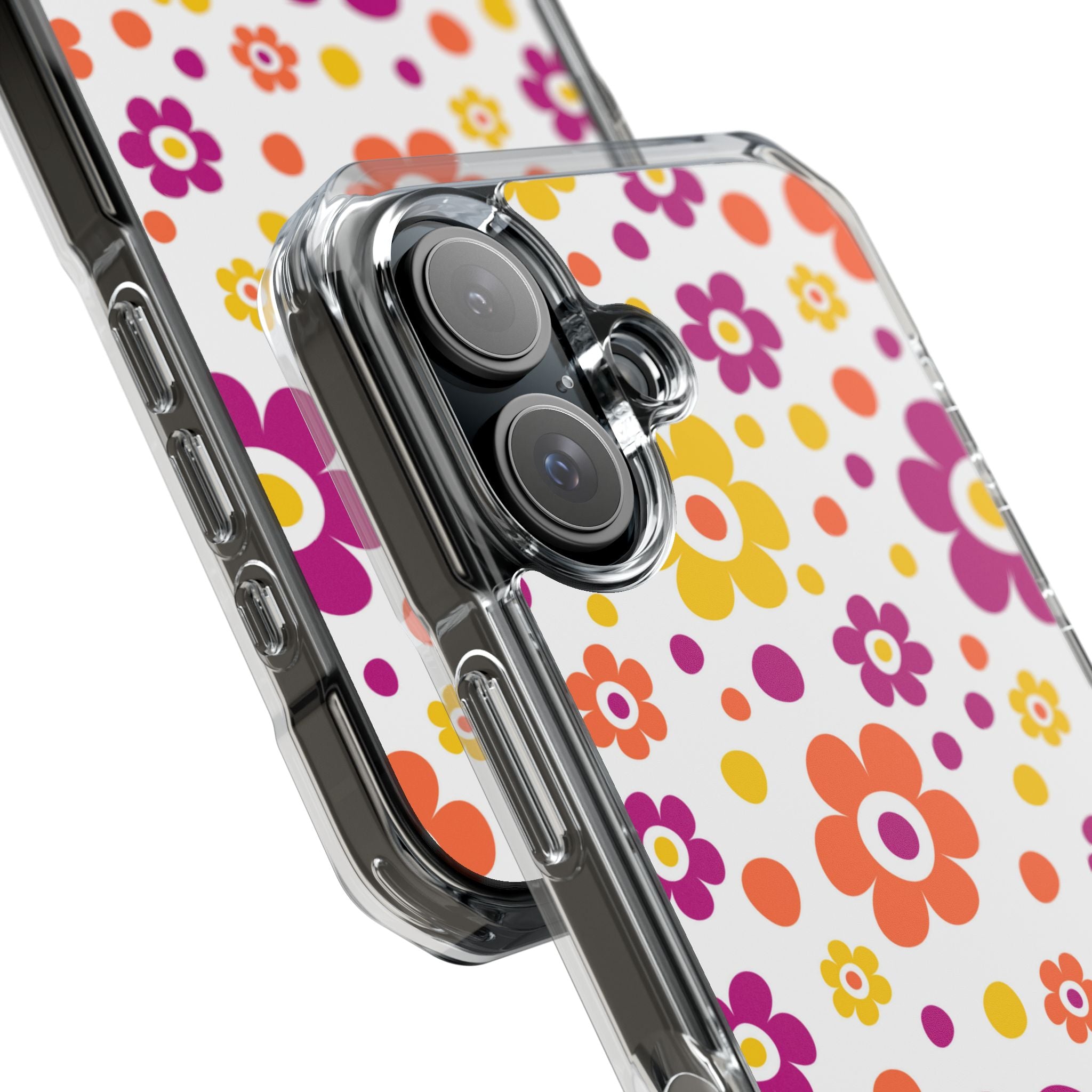 Retro Floral Playfulness iPhone Case - Impact