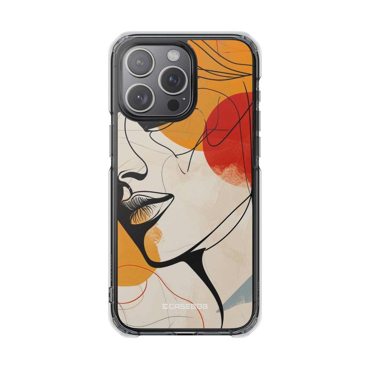 Contemplative Warmth - Phone Case for iPhone (Clear Impact - Magnetic)