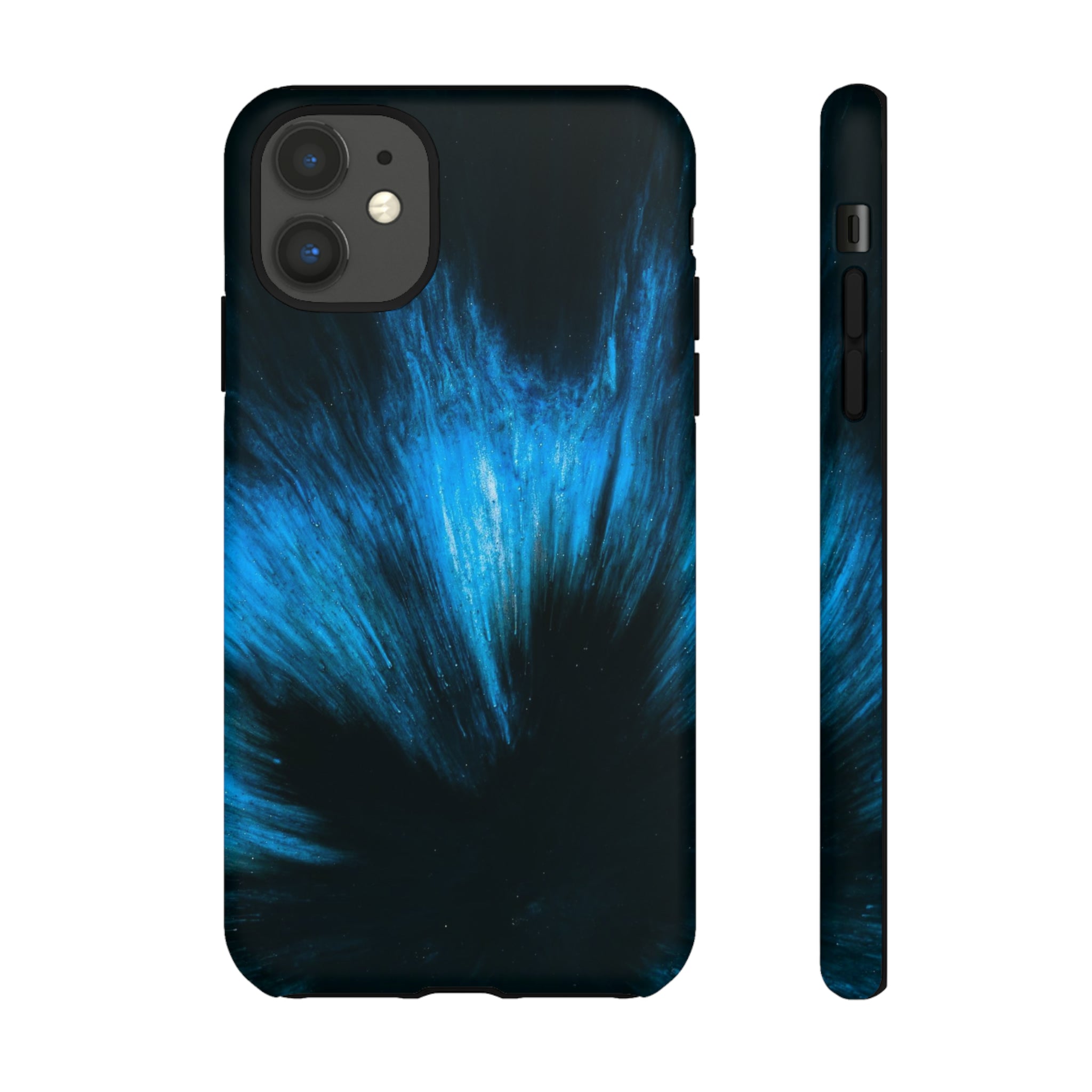 Midnight Shadow Ink Art - Protective Phone Case