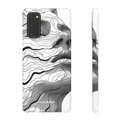 Topographic Serenity | Slim Phone Case for Samsung