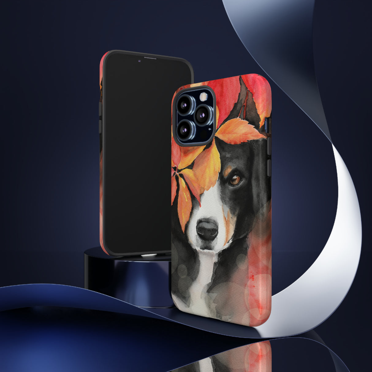 Watercolor Dog - Protective Phone Case