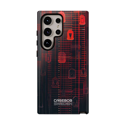 Cyber Locks Grid Samsung S24 - Tough
