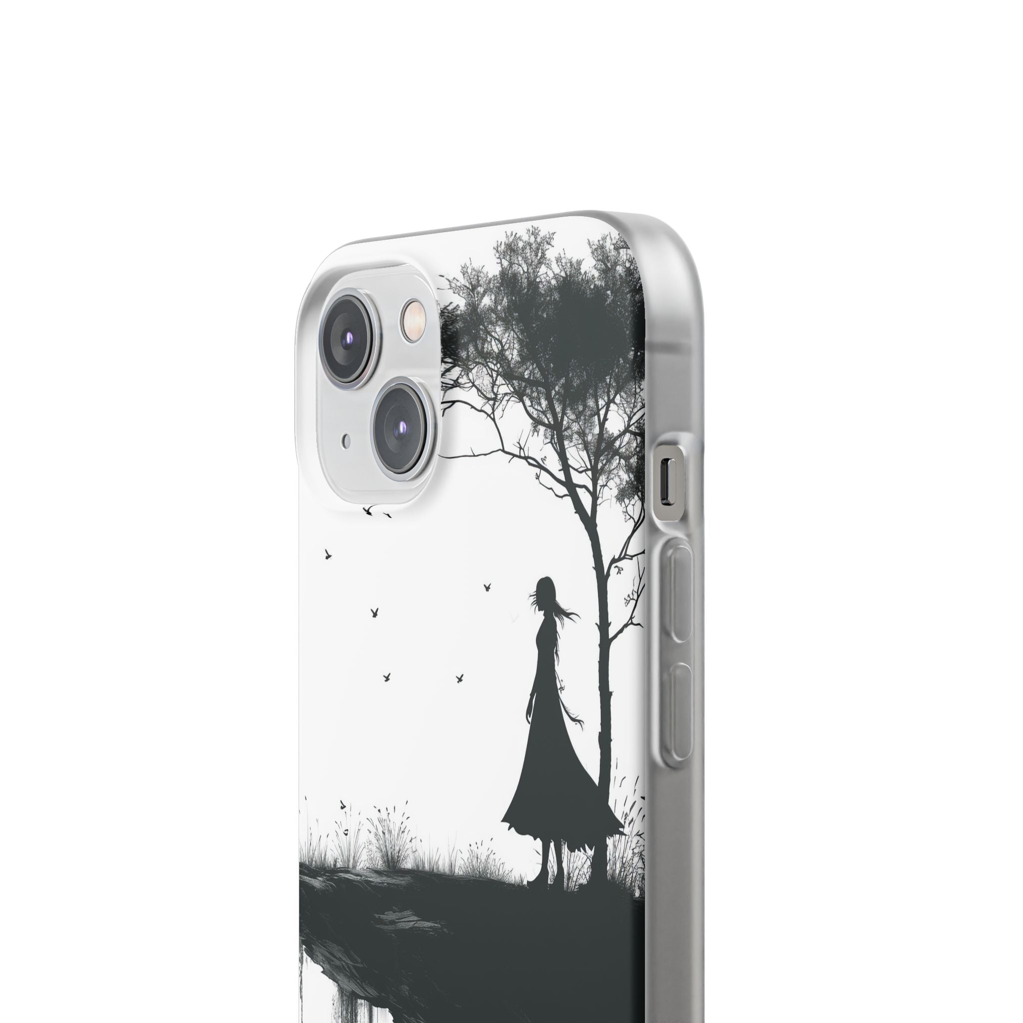 Cliffside Silhouette iPhone 14 Case - Soft