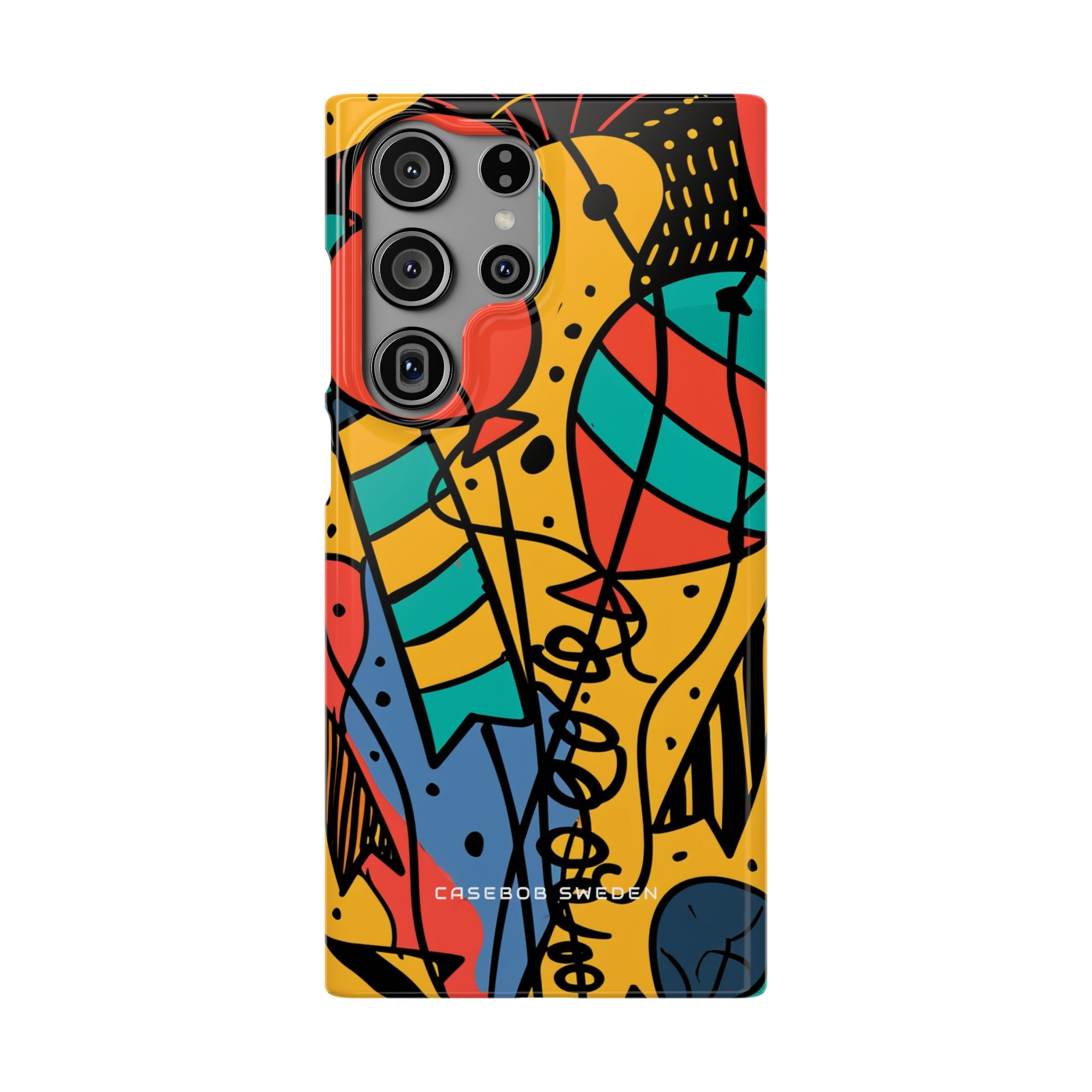 Playful Lines in Motion Samsung S23 - Slim Phone Case