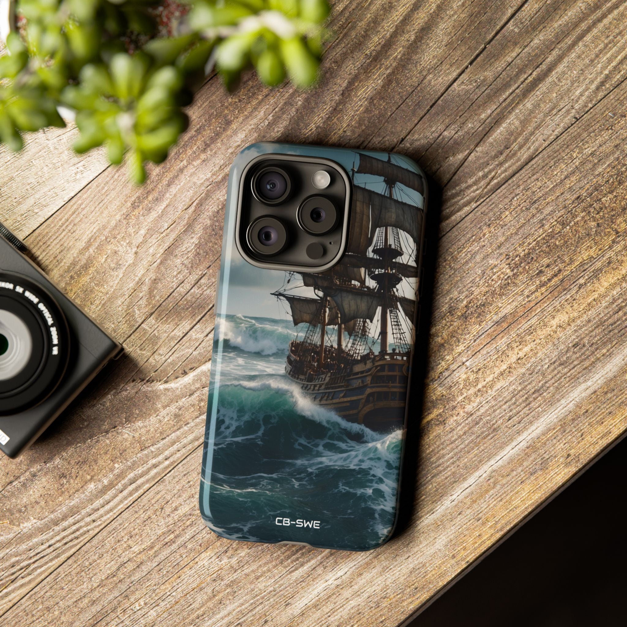 Ship Faces Waves - iPhone Case