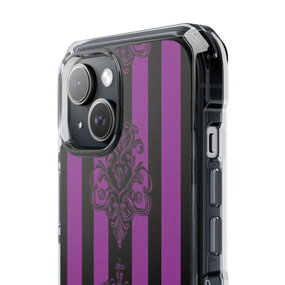 Ornamental Violet Stripes iPhone 15 Case - Impact