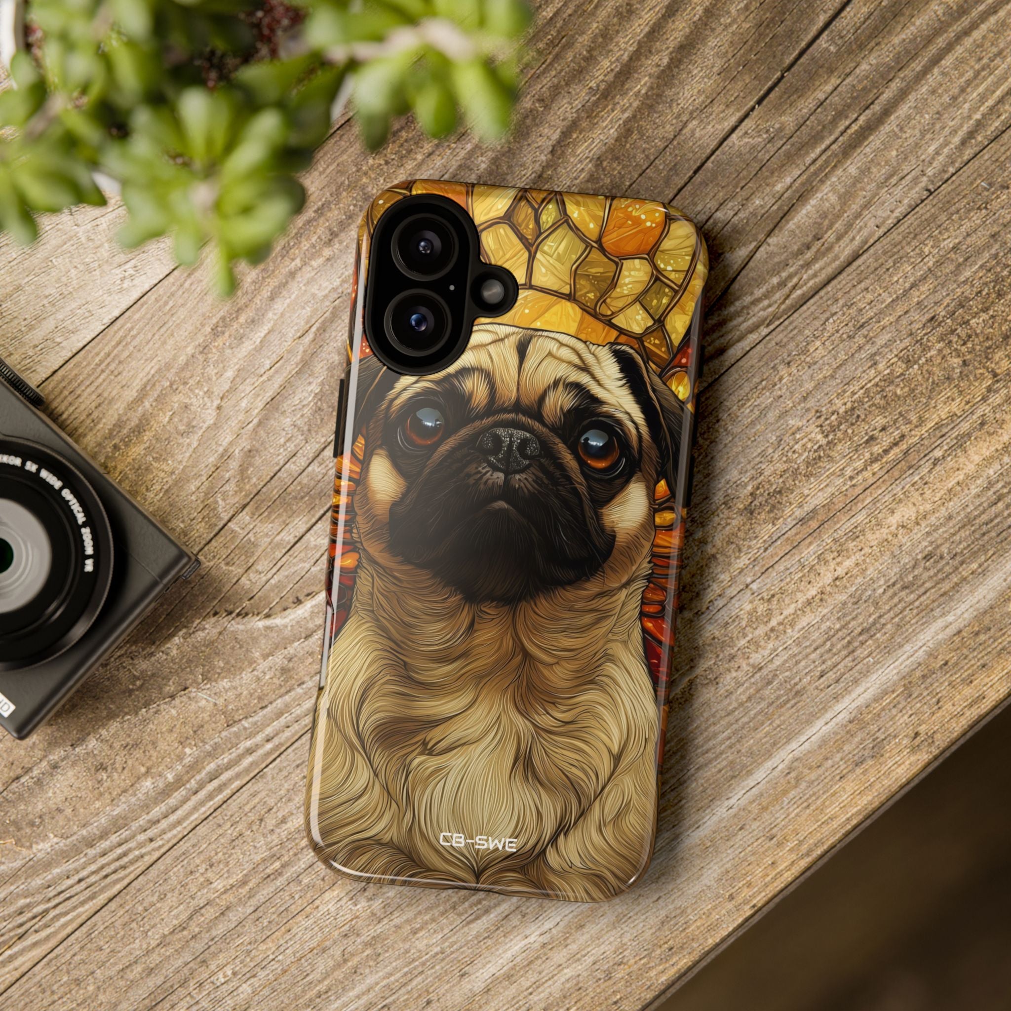 Pug Soars Brightly - iPhone Case