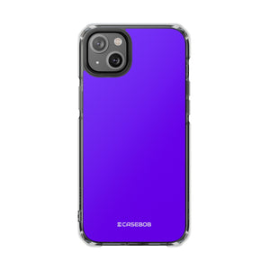 Electric Indigo | Phone Case for iPhone (Clear Impact Case - Magnetic)