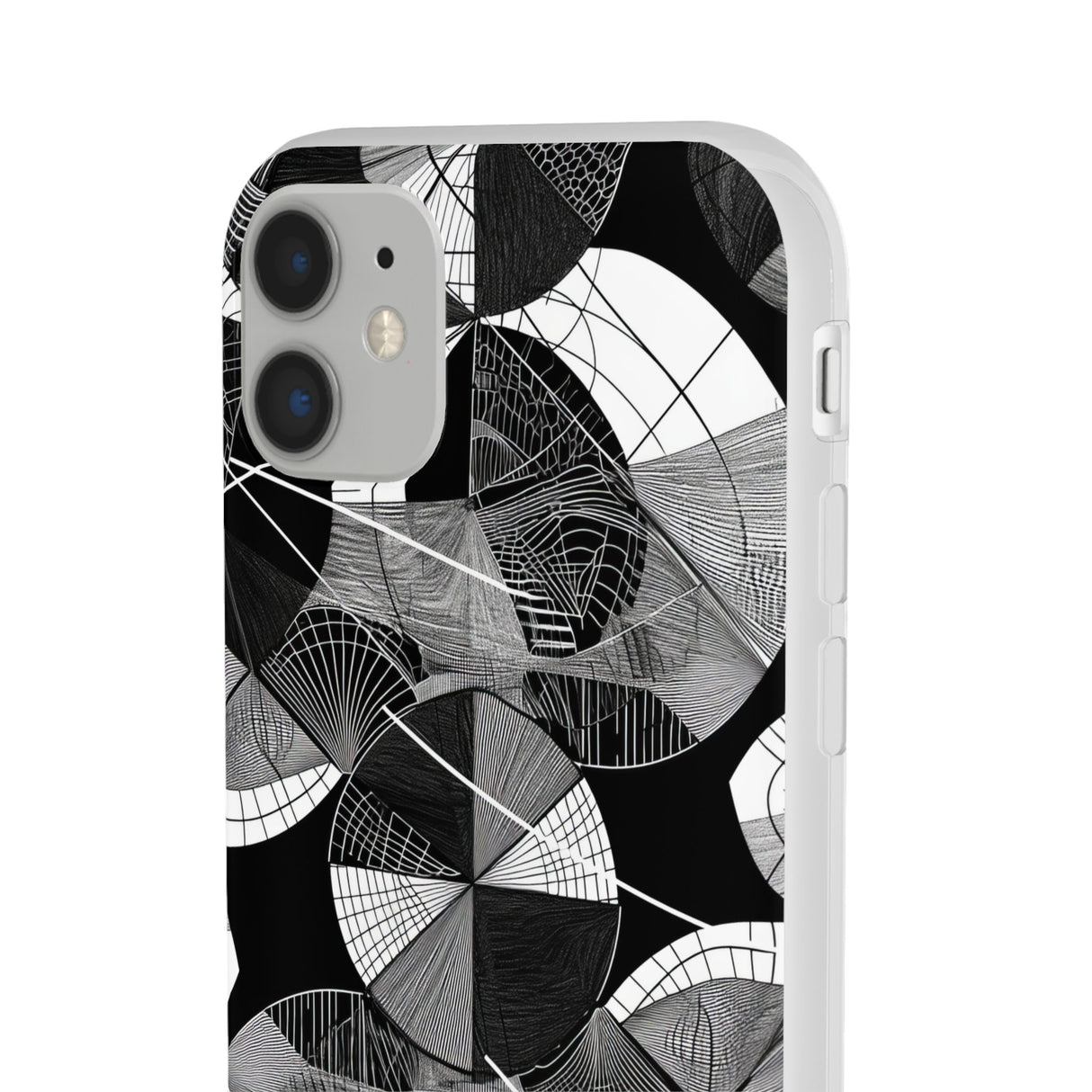 Geometrische Eleganz | Flexible Handyhülle für iPhone