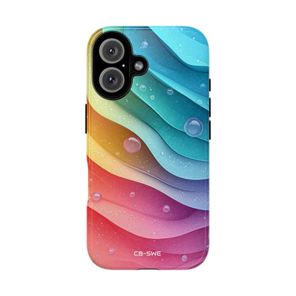 Waves Dance Playfully - iPhone Case