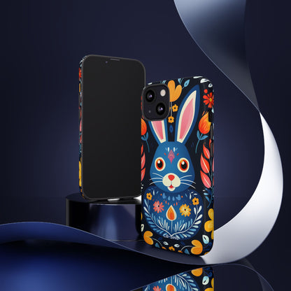 Bunny Jumps Joyfully - iPhone Case
