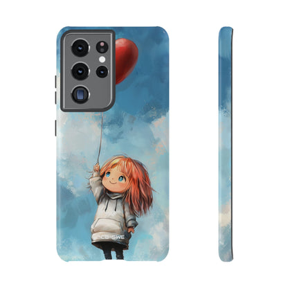 Joyful Girl Reaches - Samsung Case