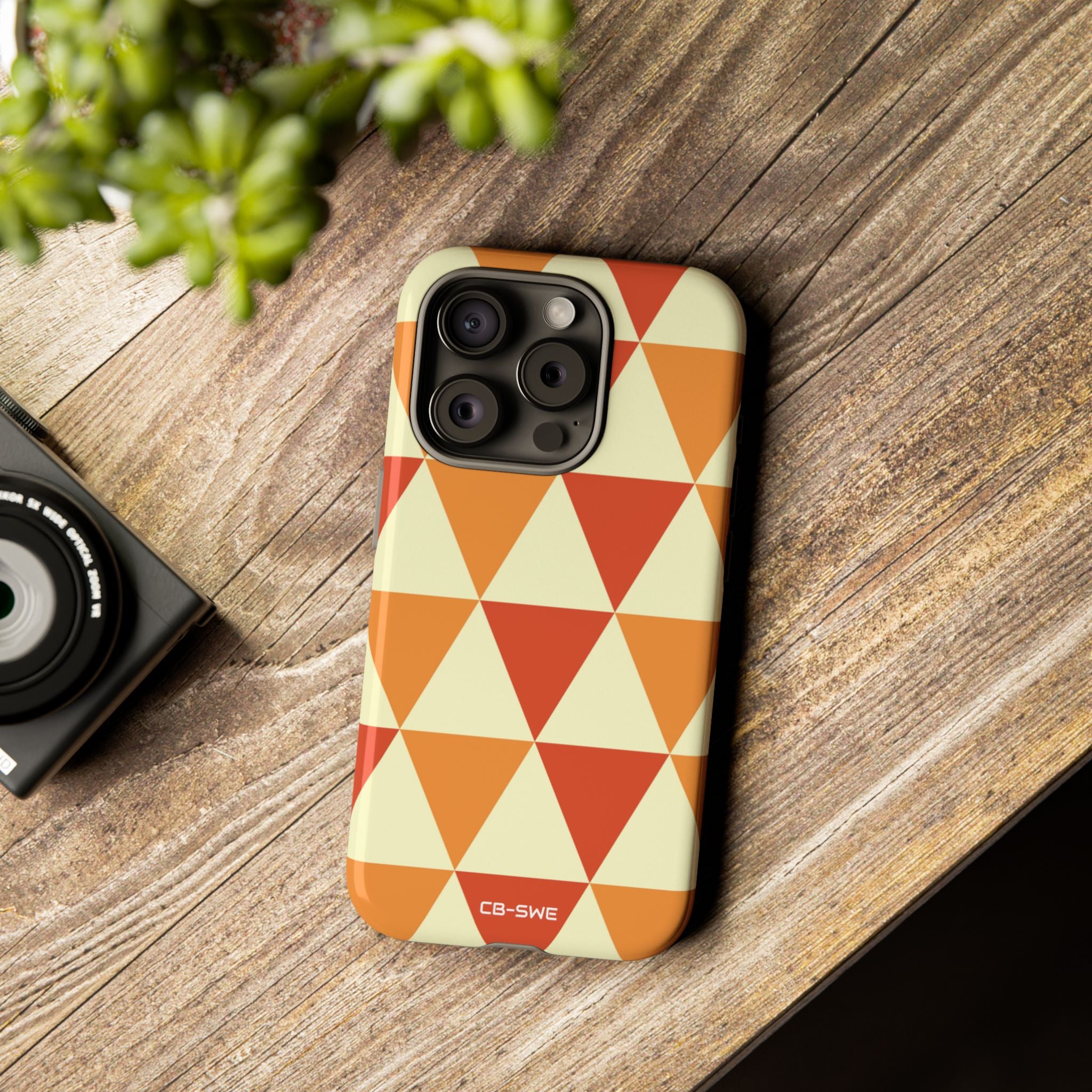 Autumn Triangles Dance - iPhone Case