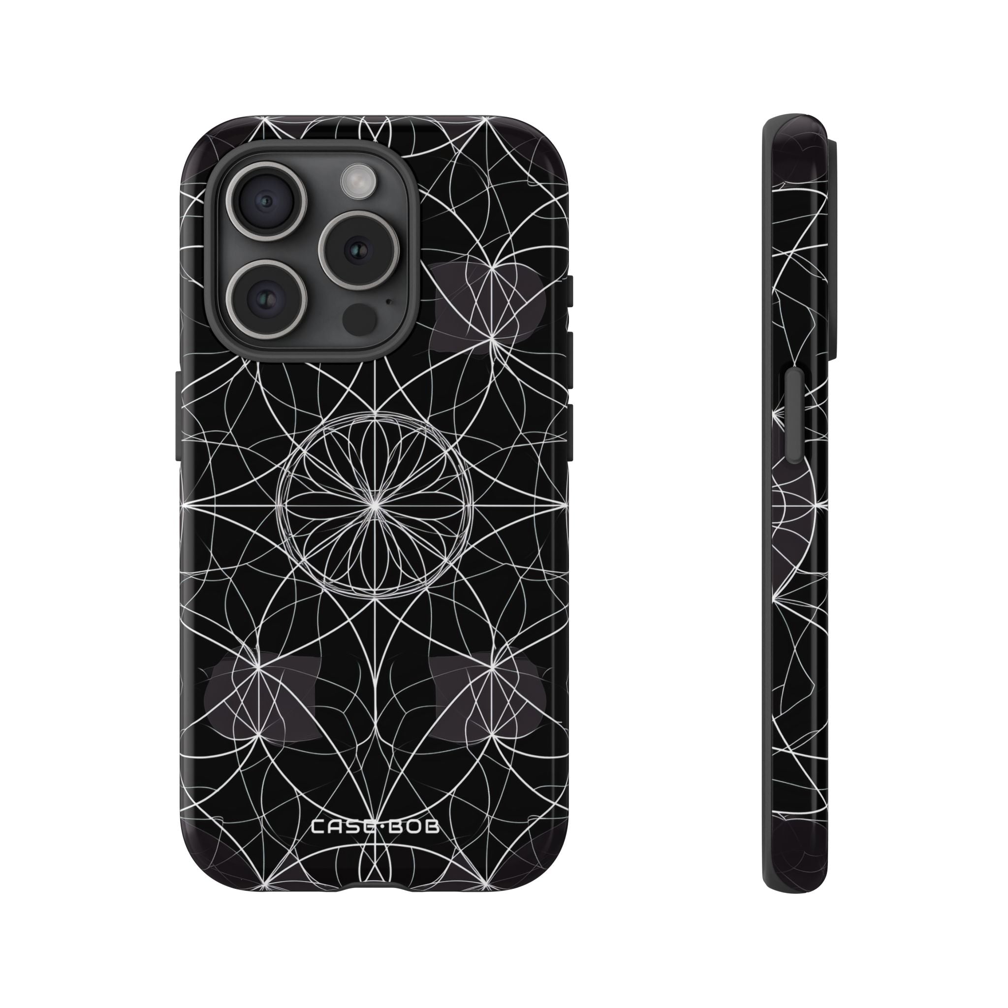 Radiant Petal Orbit iPhone 15 Pro Case - Tough