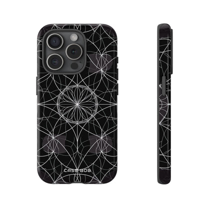 Radiant Petal Orbit iPhone 15 Pro Case - Tough