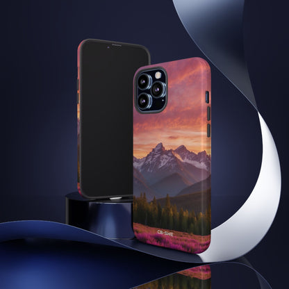 Mountain Peaks Glow - iPhone Case