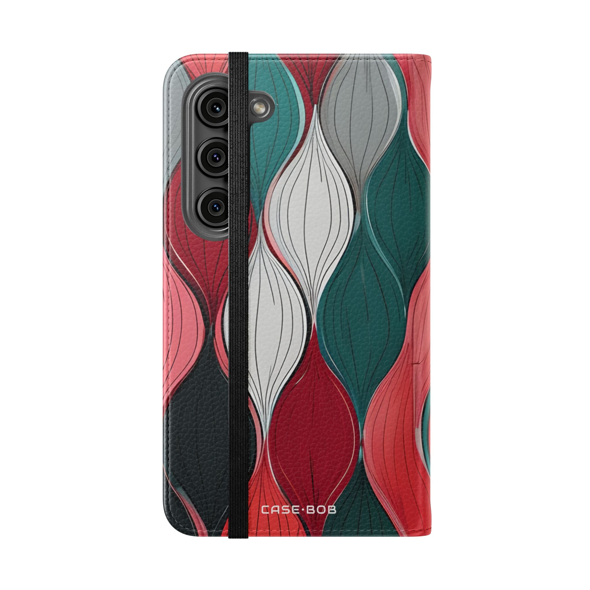 Lehti Spiraali Pink - Samsung S23 - Case - Lompakko