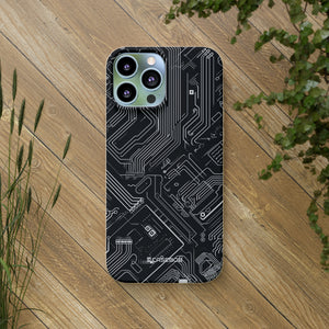 Cyber Circuitry Art | Biodegradable Phone Case