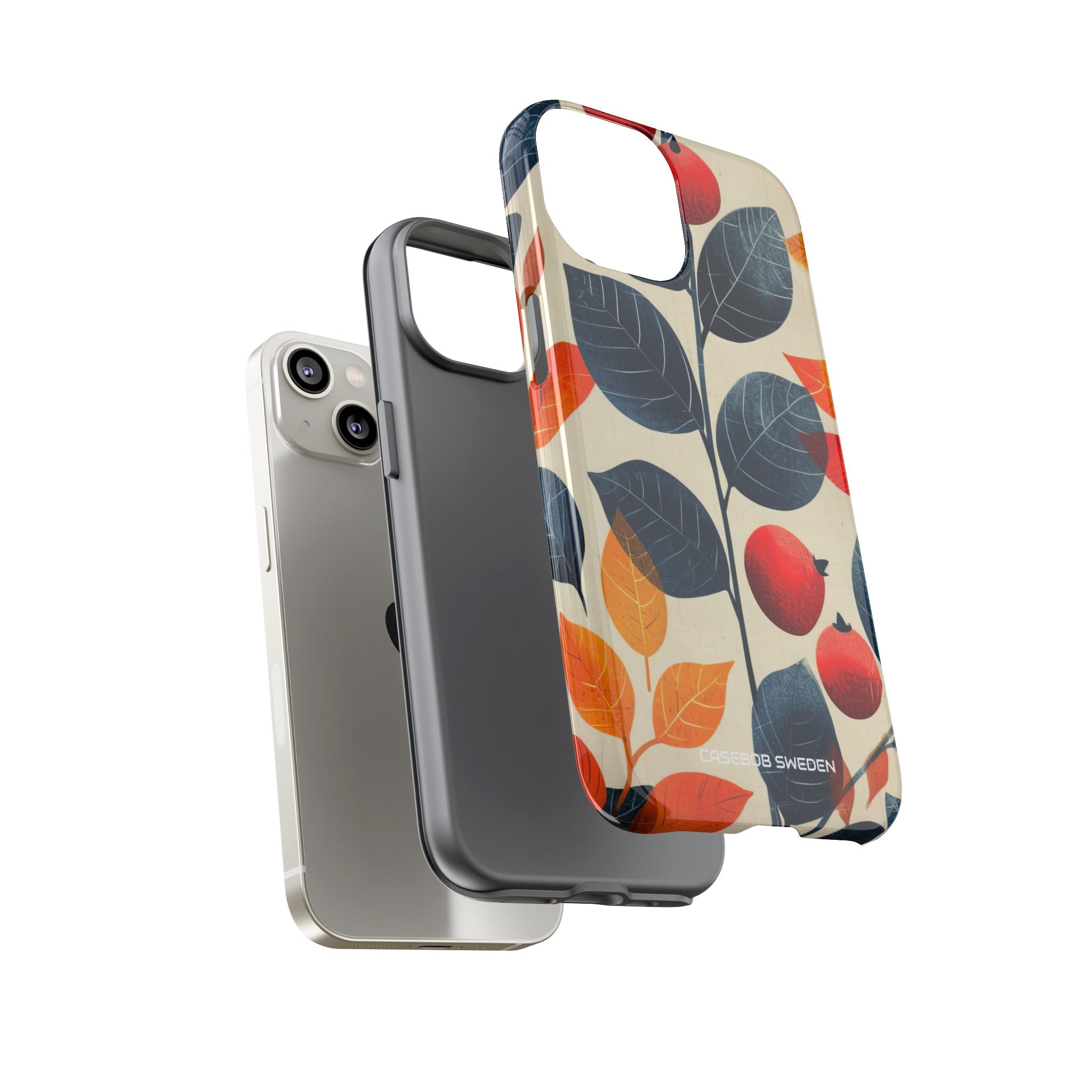 Autumn Nature Pattern - Tough iPhone 14 Phone Case