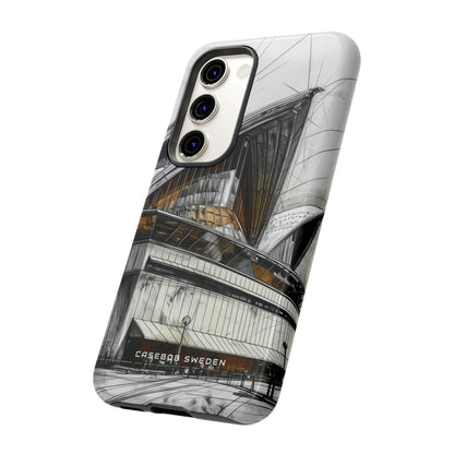 Architectural Curves in Line Formation Samsung S23 - Tough Phone Case