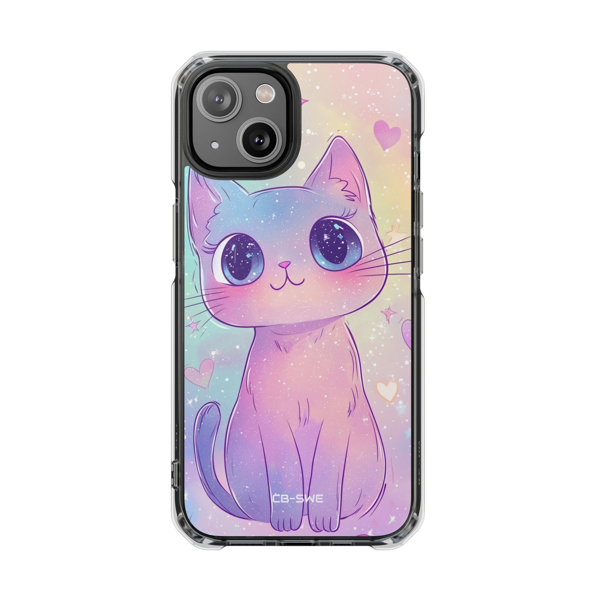 Sparkling Cat Smiles iPhone Case - Impact