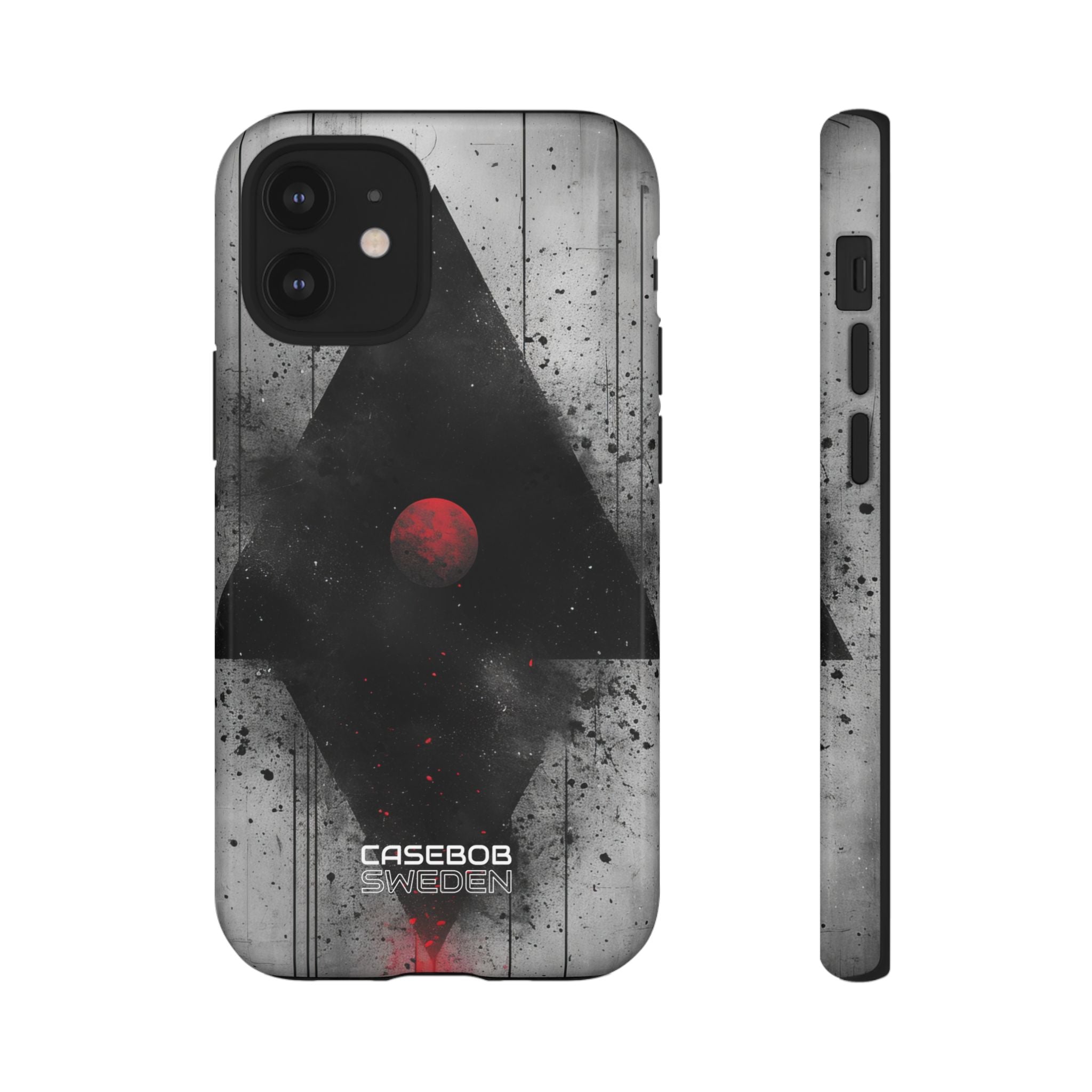 Crimson Core Geometry iPhone 12 - Tough