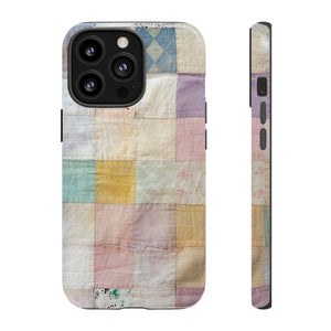 Pastel Quilt Patchwork - Protective Phone Case