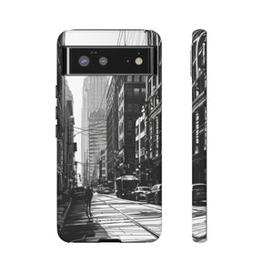 Noir Urban Serenity | Protective Phone Case for Google Pixel