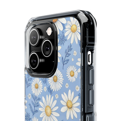 Daisies On Blue iPhone Case - Impact
