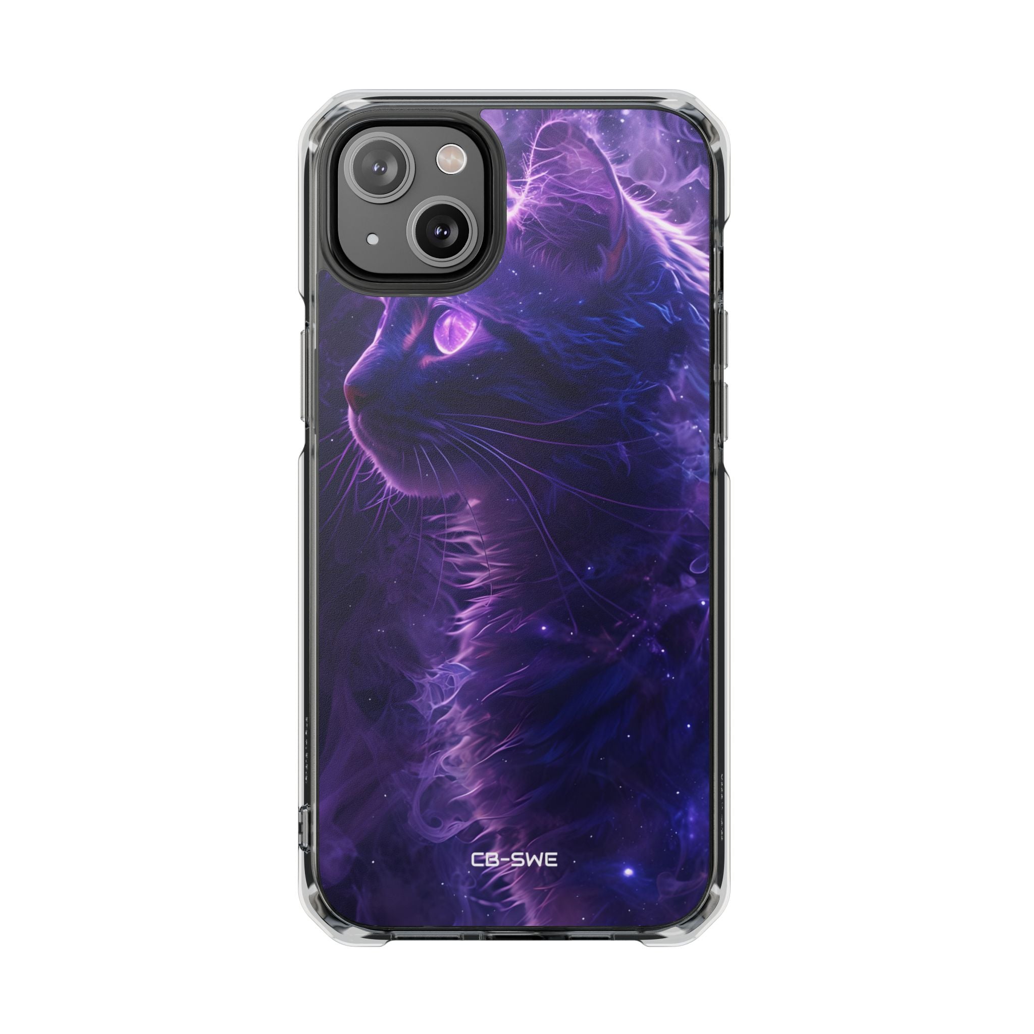 Mystical Starlit Cat iPhone Case - Impact