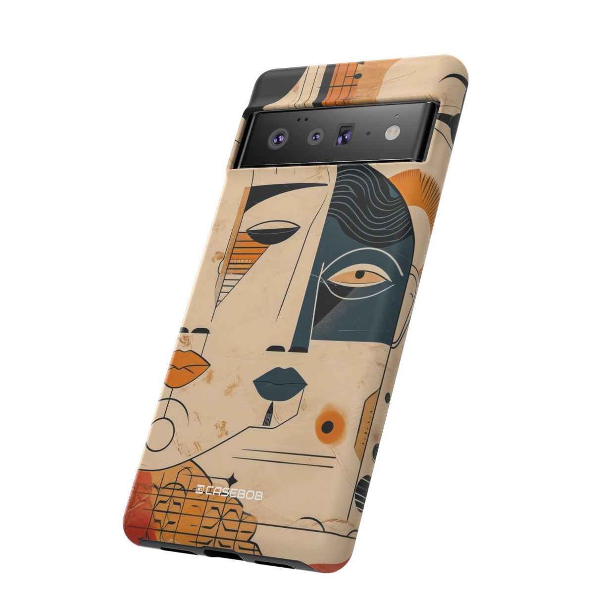 Cubist Introspection | Protective Phone Case for Google Pixel