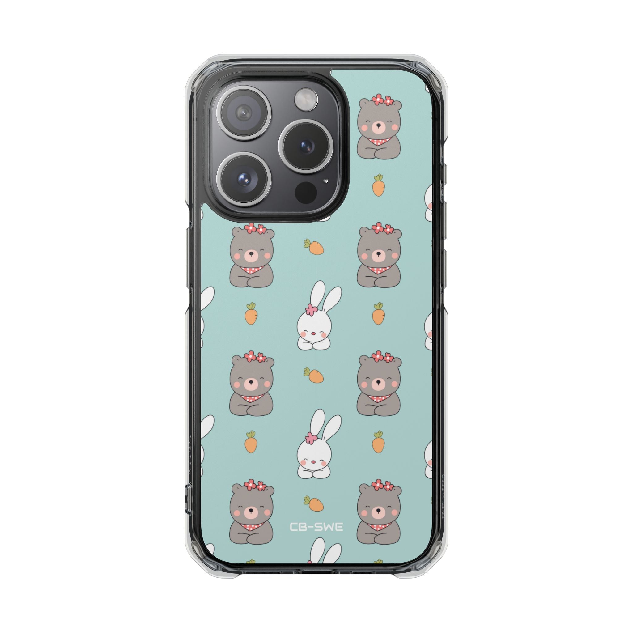 Bunnies Gather Carrots iPhone Case - Impact