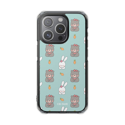 Bunnies Gather Carrots iPhone Case - Impact