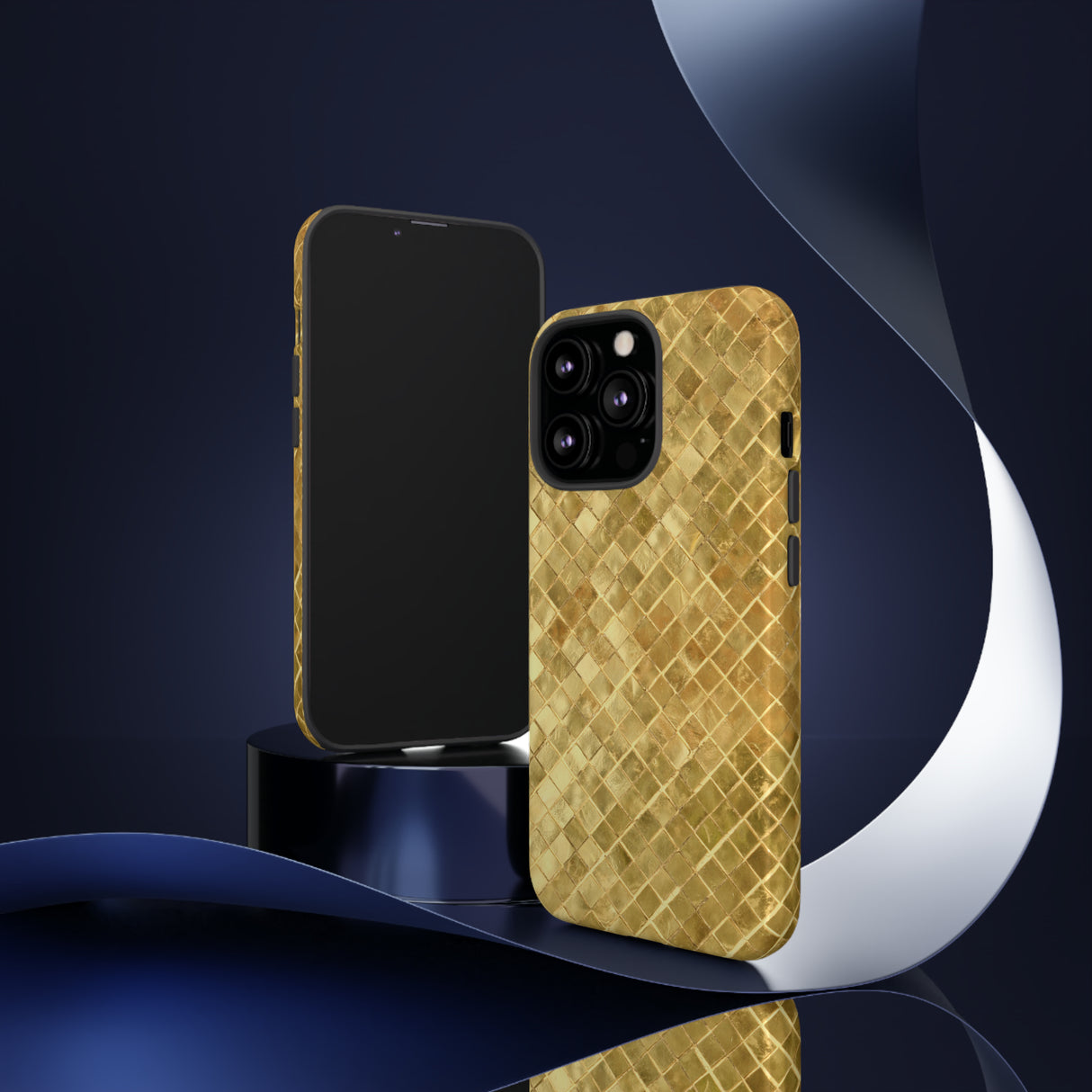 Goldenes Mosaik - Schutzhülle fürs Handy