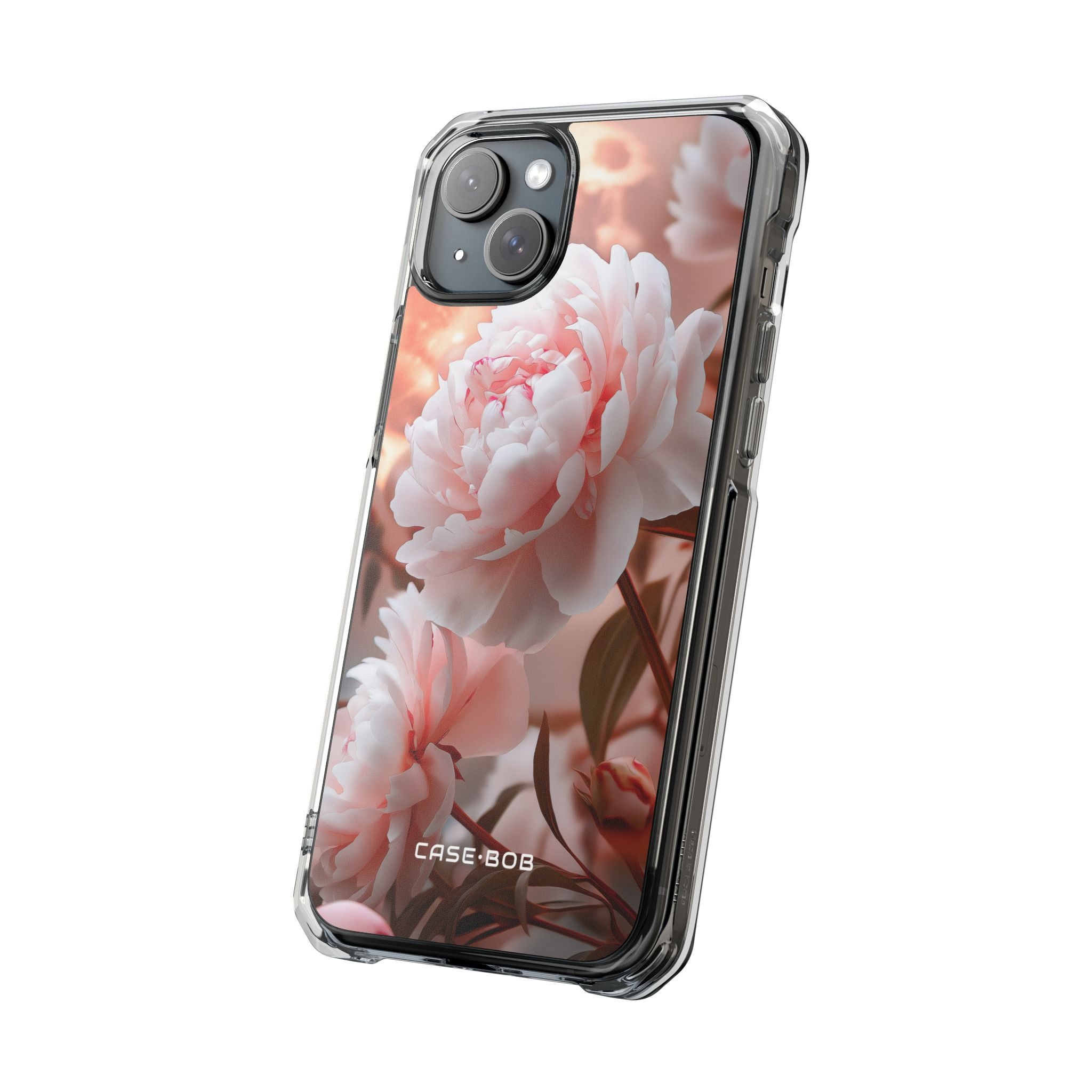 Peony Moonlight iPhone 15 Plus Case - Impact