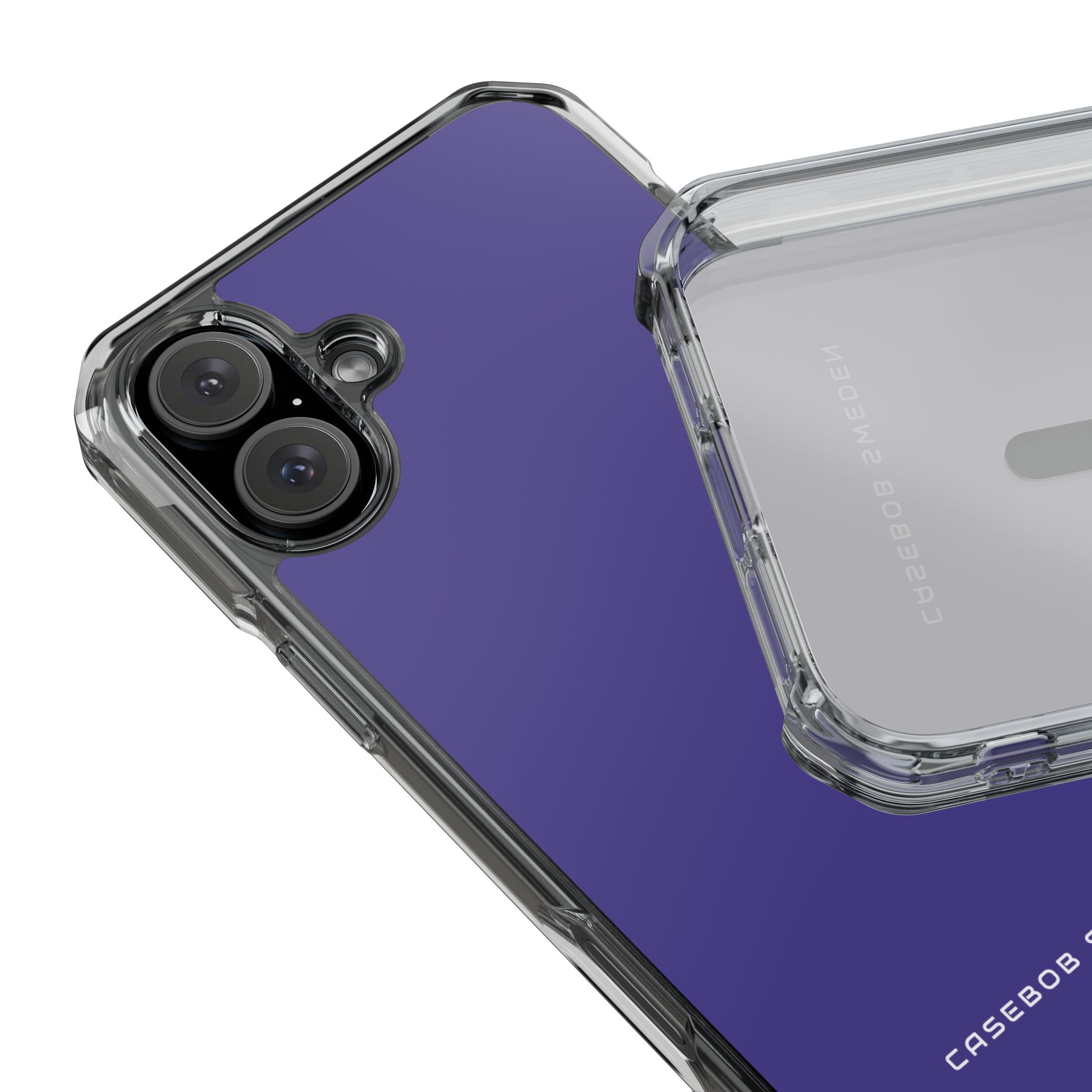 Dark Slate Blue iPhone 16 - Clear Impact Phone Case