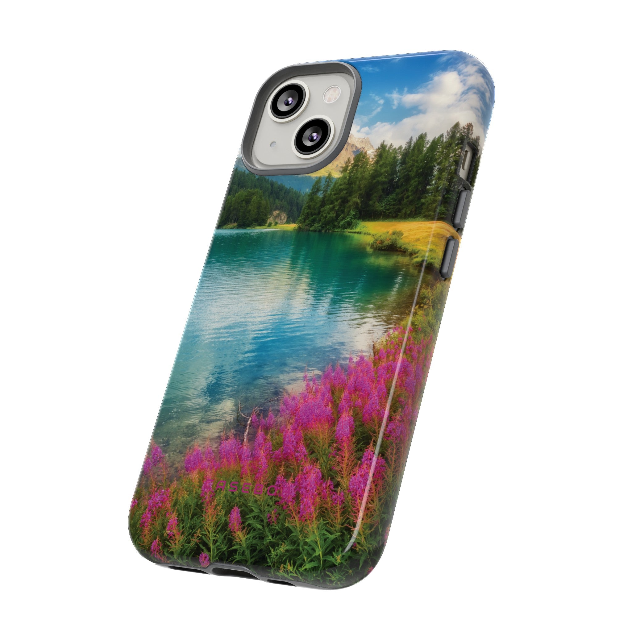 Azure Alpine Lake Phone Case - Protective Phone Case