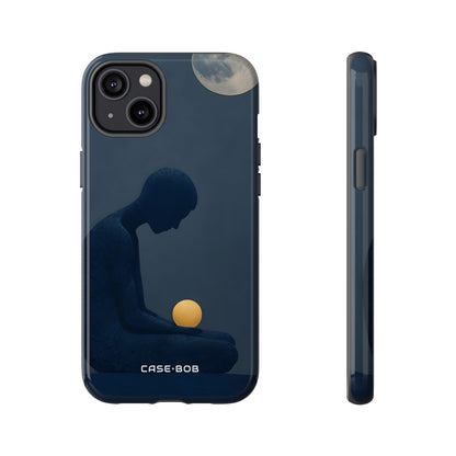 Moonlit Contemplation iPhone 14 Plus Case - Tough