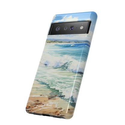 Serene Coastal Watercolors - Google Pixel Case