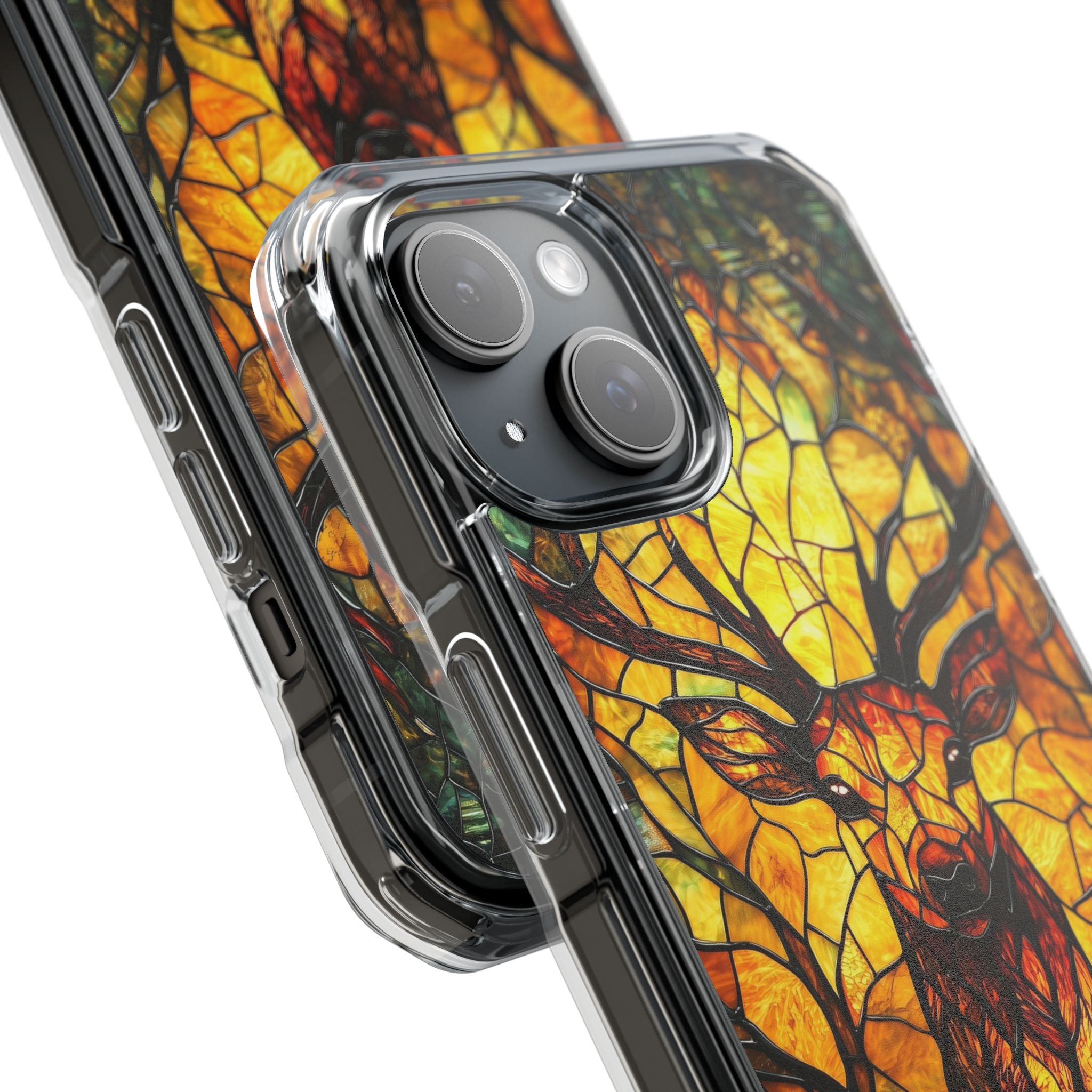 Glowing Stag Emerges iPhone Case - Impact