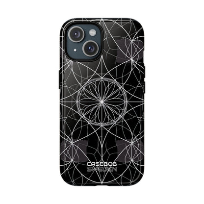 Symmetric Line Bloom iPhone 15 - Tough+